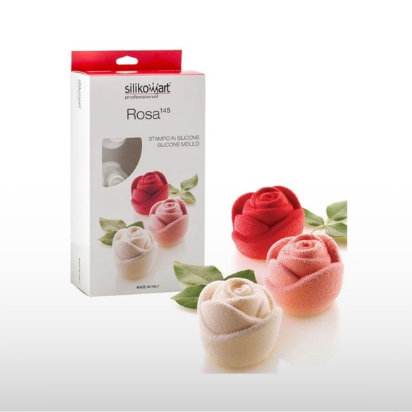 silikomart Other - Silicone Rose Cake Mold • Baking Mold • Sugarcraft • Chocolate • New